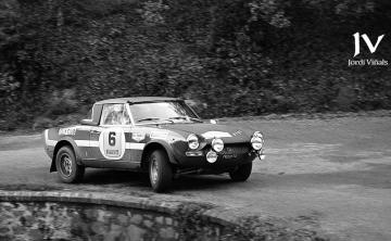 Raffaele Pinto-Gino Macaluso (Fiat 124 Spider), ganadores del Rally Costa Brava 1972 (Foto: Jordi Viñals)
